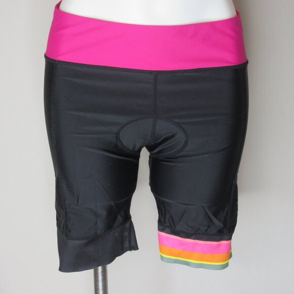 SL3s Black Pink Cycling Triathalon Shorts Women's XL Xlarge - Picture 6 of 7